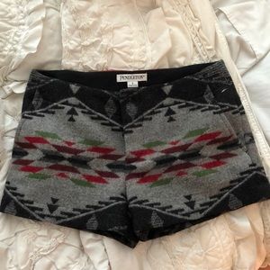 Pendleton wool shorts small